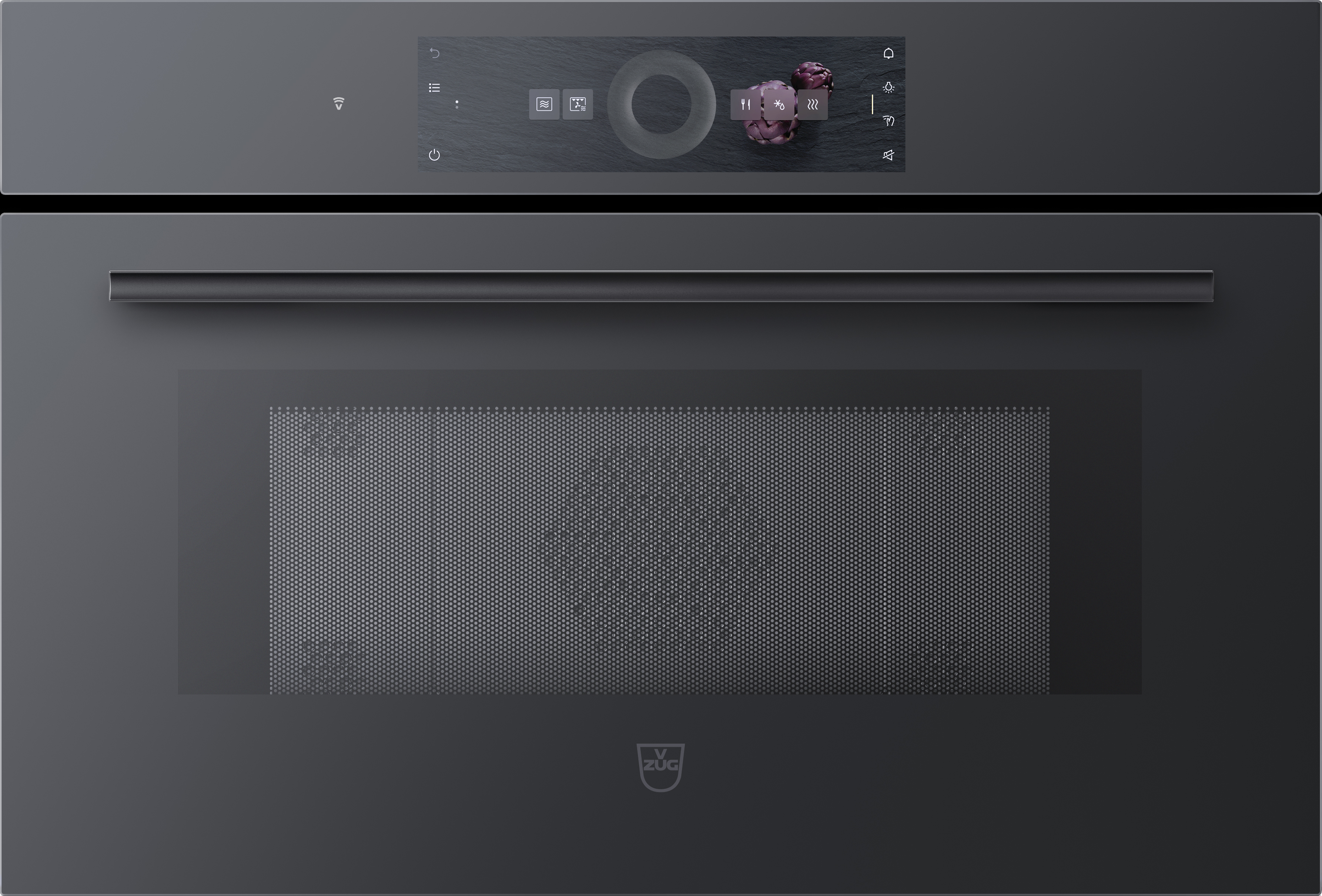 V-ZUG Mikrowelle CombiMiwell V2000 38C, 55 cm, Spiegelglas Schwarz, 2402200000 V-ZUG Mikrowelle CombiMiwell V2000 38C, 55 cm, Spiegelglas Schwarz, 2402200000