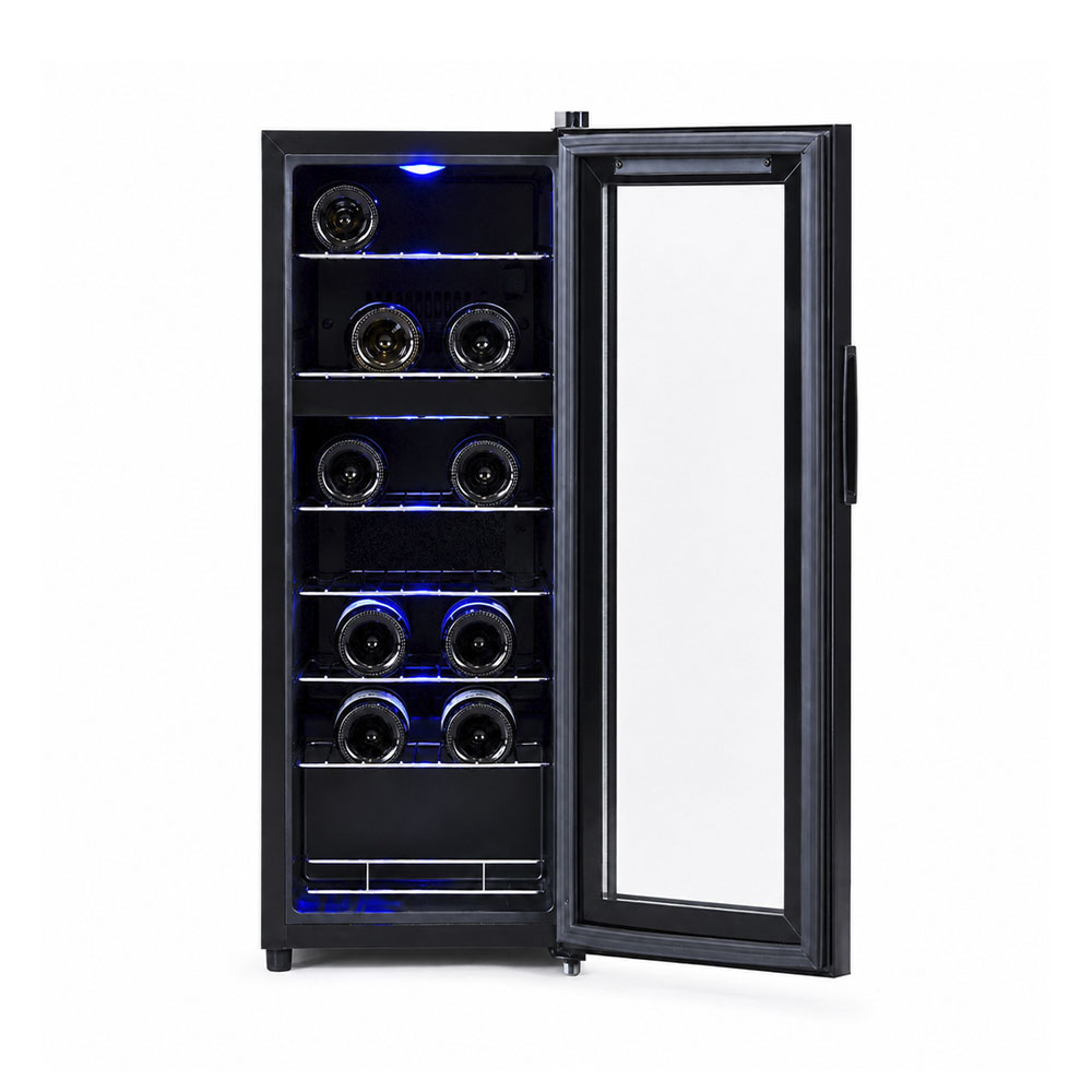 Kibernetik Weinkühlschrank, 86.5 cm, G, schwarz, THD21