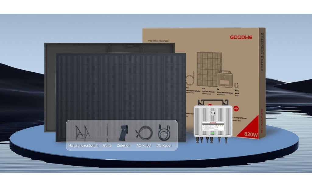 GoodWe Suncake Balkon-Kraftwerk 600W/800Wp