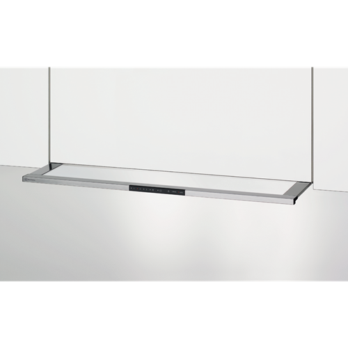Electrolux Einbau-Flachschirmhaube mit Glasauszug, Abluft/Umluft, A, 90 cm, Chrom, DASL9046CN