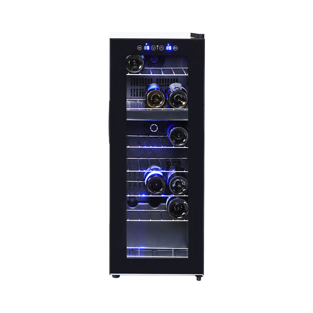 Kibernetik Weinkühlschrank, 86.5 cm, G, schwarz, THD21