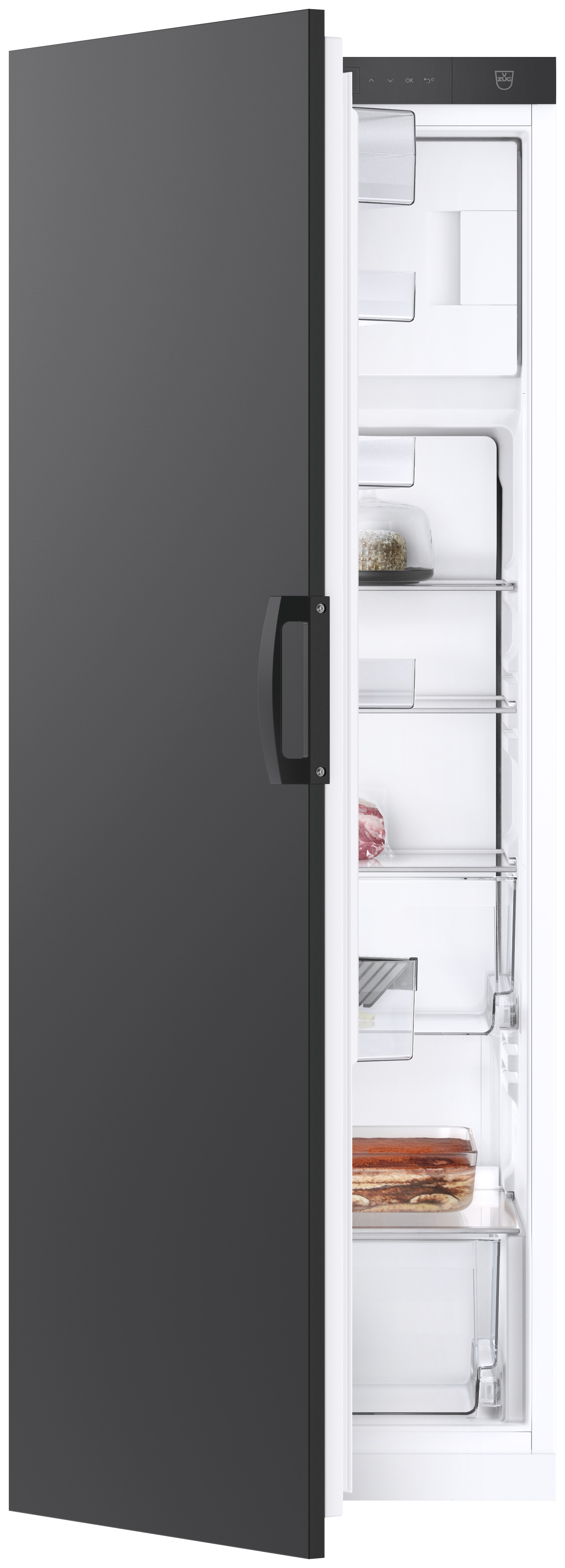 V-ZUG Kühlschrank Cooler V2000 152GI, Design schwarz, 1524 mm, Türanschlag links, 5115300006  => mit 3 Jahren Hersteller-Garantie!