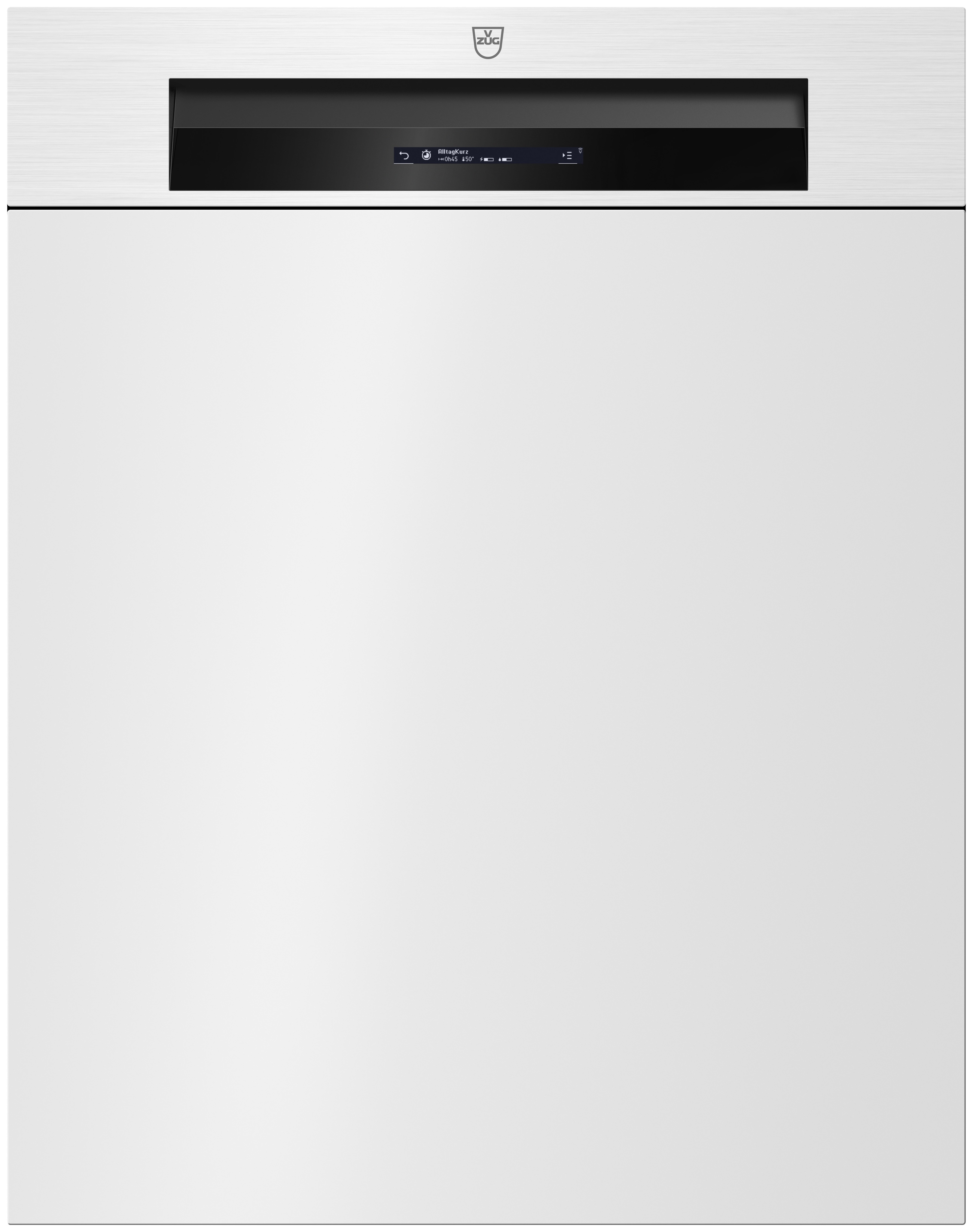 V-ZUG AdoraSpülen V4000 I, Standard, 60 cm, integrierbar, Weiss, mit Gleitblech, 4116400009 