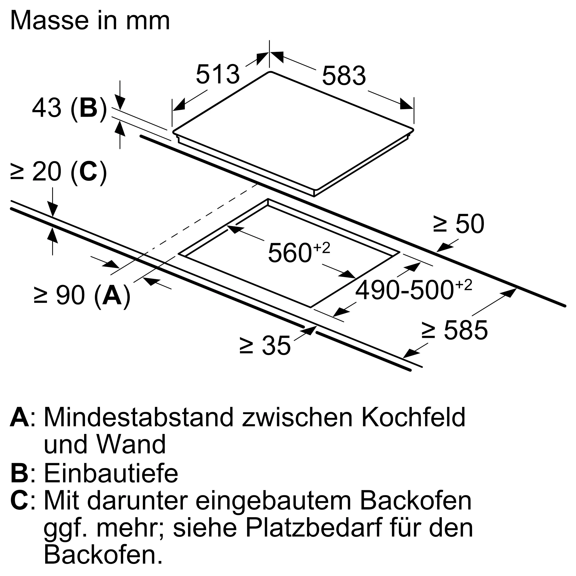 Siemens Elektrokochfeld iQ300, Glaskeramik, 60 cm, Herd gesteuert, Schwarz, Flach-Rahmen aufliegend, EF645HNA2C