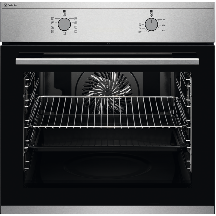 Electrolux Einbaubackofen EURO, Chrom, EB6L20CN