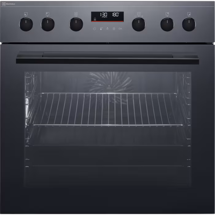 Electrolux Einbauherd, EURO, Pyrolyse, A+, Schwarz Spiegel, EH6L80SP