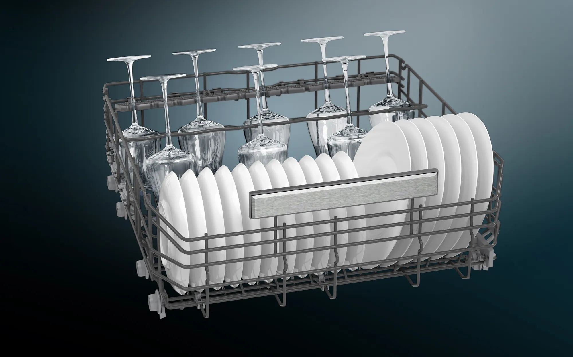 Siemens Geschirrspüler iQ700, 60 cm, teilintegriert, Edelstahl, Standard, SN57TS00CE 