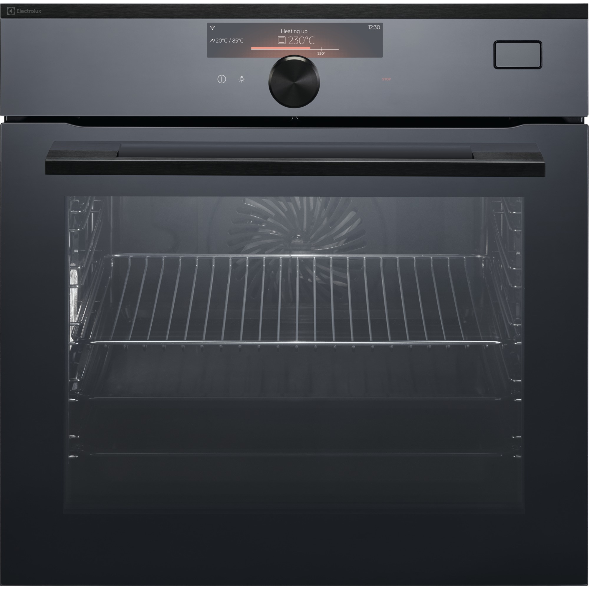 Electrolux Einbaubackofen EURO Pyrolyse BakingCrisp, Schwarz Spiegel, EB6SL80QSP