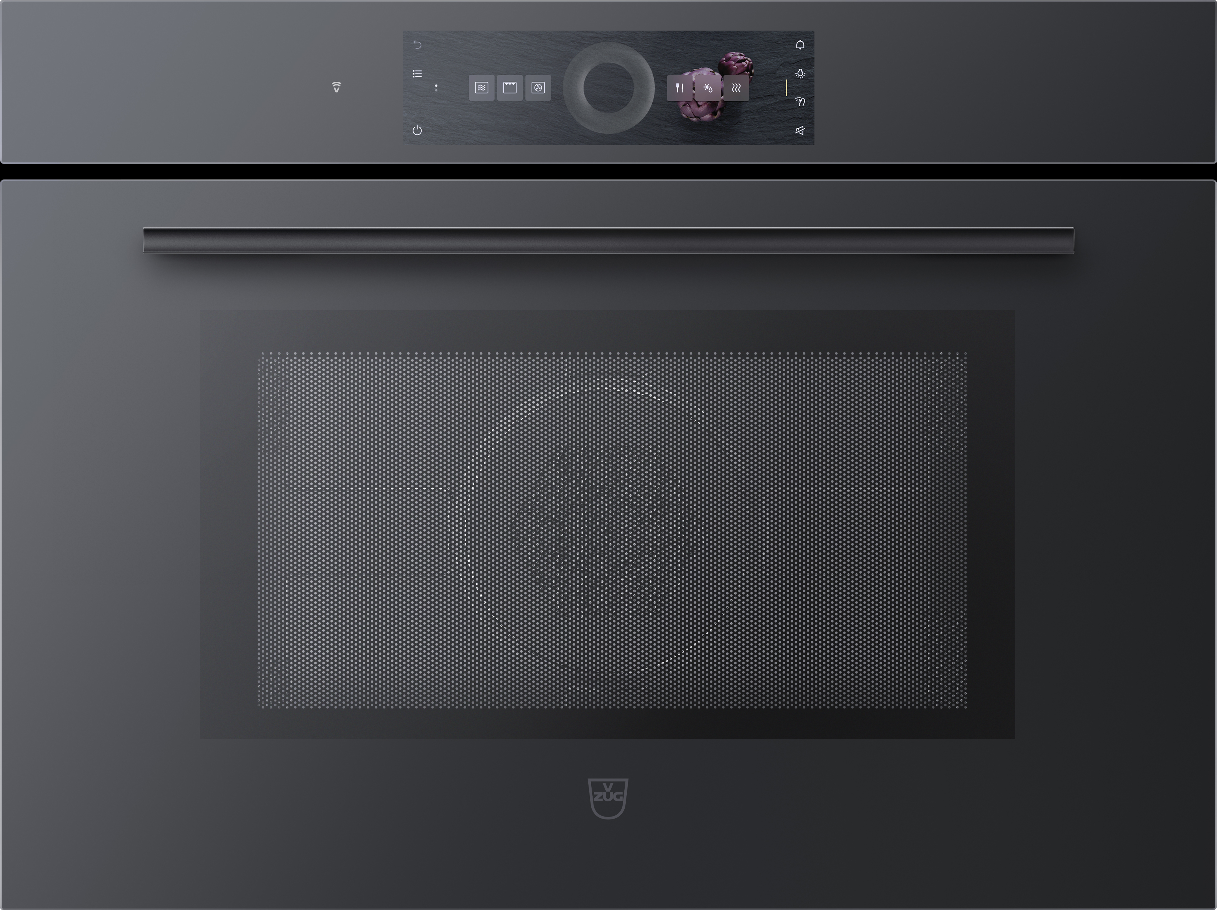 V-ZUG Mikrowelle CombiMiwell V4000 45, Spiegelglas Schwarz, 2402500003 V-ZUG Mikrowelle CombiMiwell V4000 45, Spiegelglas Schwarz, 2402500003