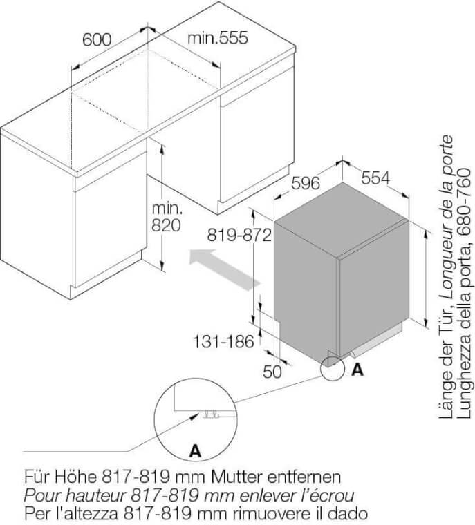 ASKO Geschirrspüler vollintegriert Logic, 14 Gedecke, DFI 545 K 