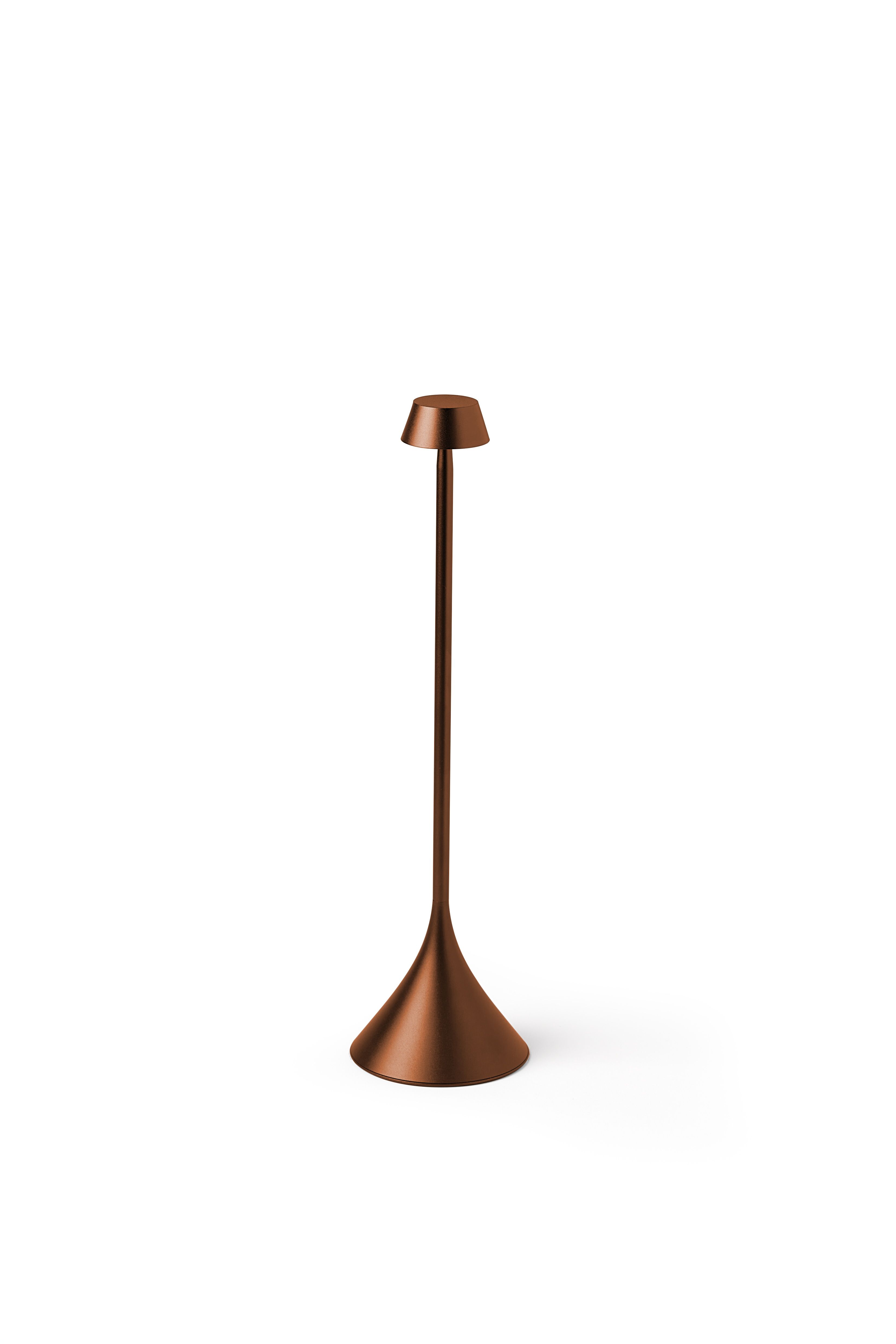 Lexon LED-Tischlampe Steli Shade, Bronze, LEX-LH95S-BZ