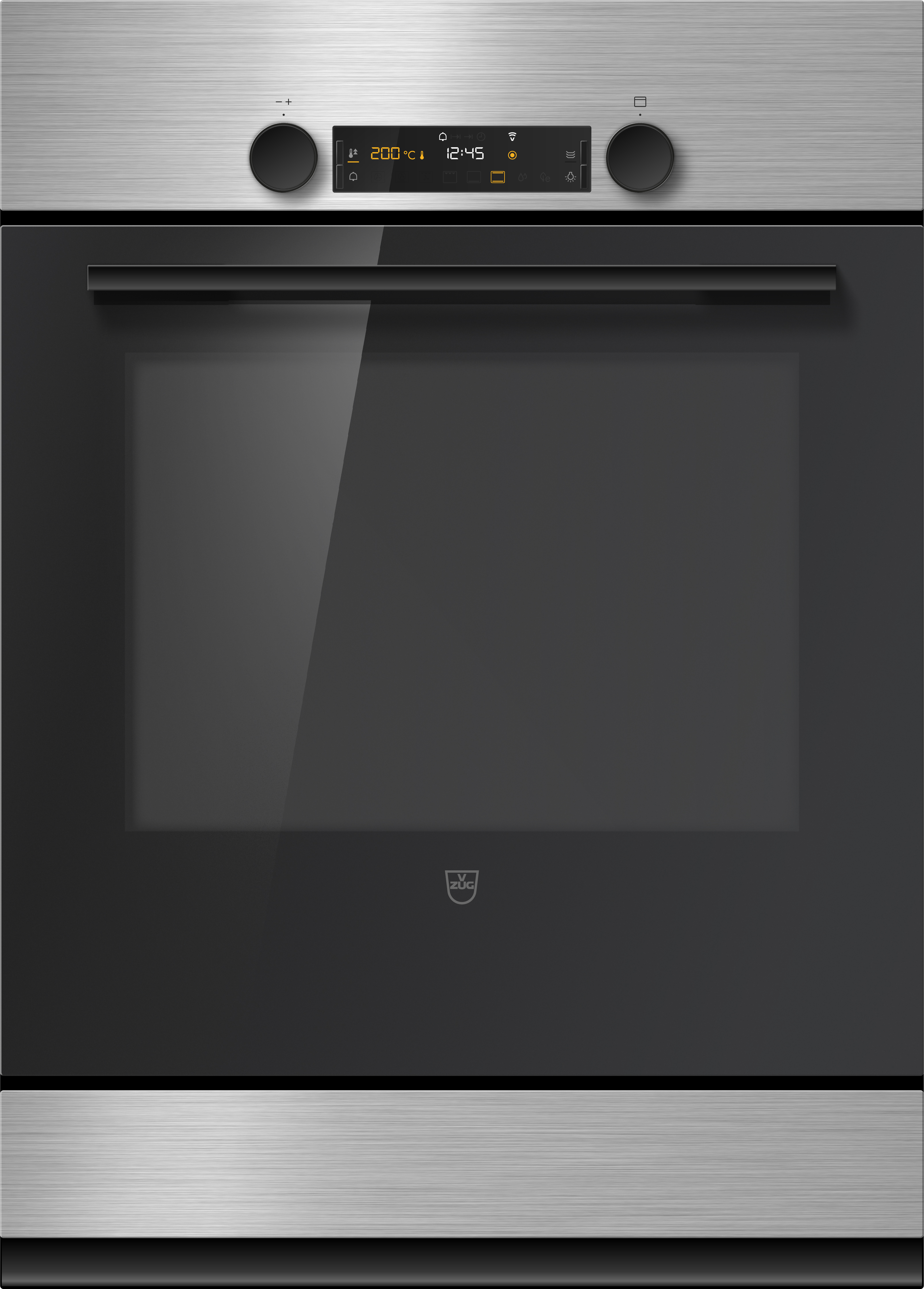 V-ZUG Backofen Combair V400 7UC, 55 cm, Geräteschublade, Untereinbau, TopClean, ChromeClass, 2107500014