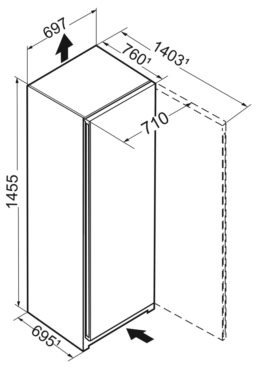 Liebherr Standgefrierschrank, freistehend, 260 l, NoFrost, Plus, FNa 6625