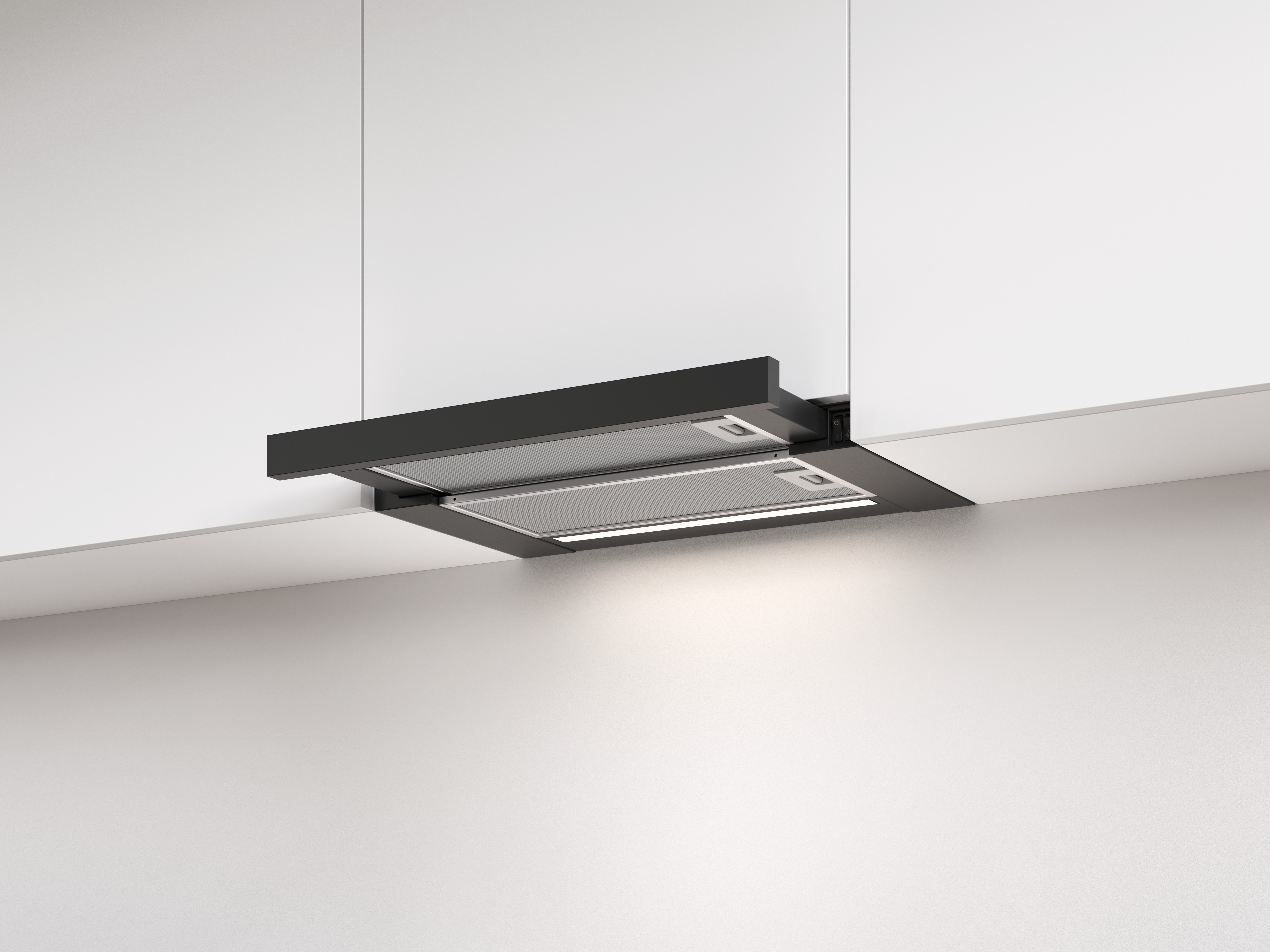 V-ZUG Einbauhaube AiroClearEinbau V200 F55, 55 cm, Nero, 6107200000 