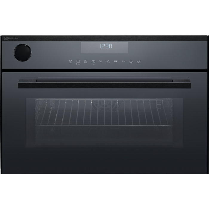 Electrolux Combisteamer, Compact SMS Steam Multifunktions-Ofen, Schwarz Spiegel, EB3GL7KSP