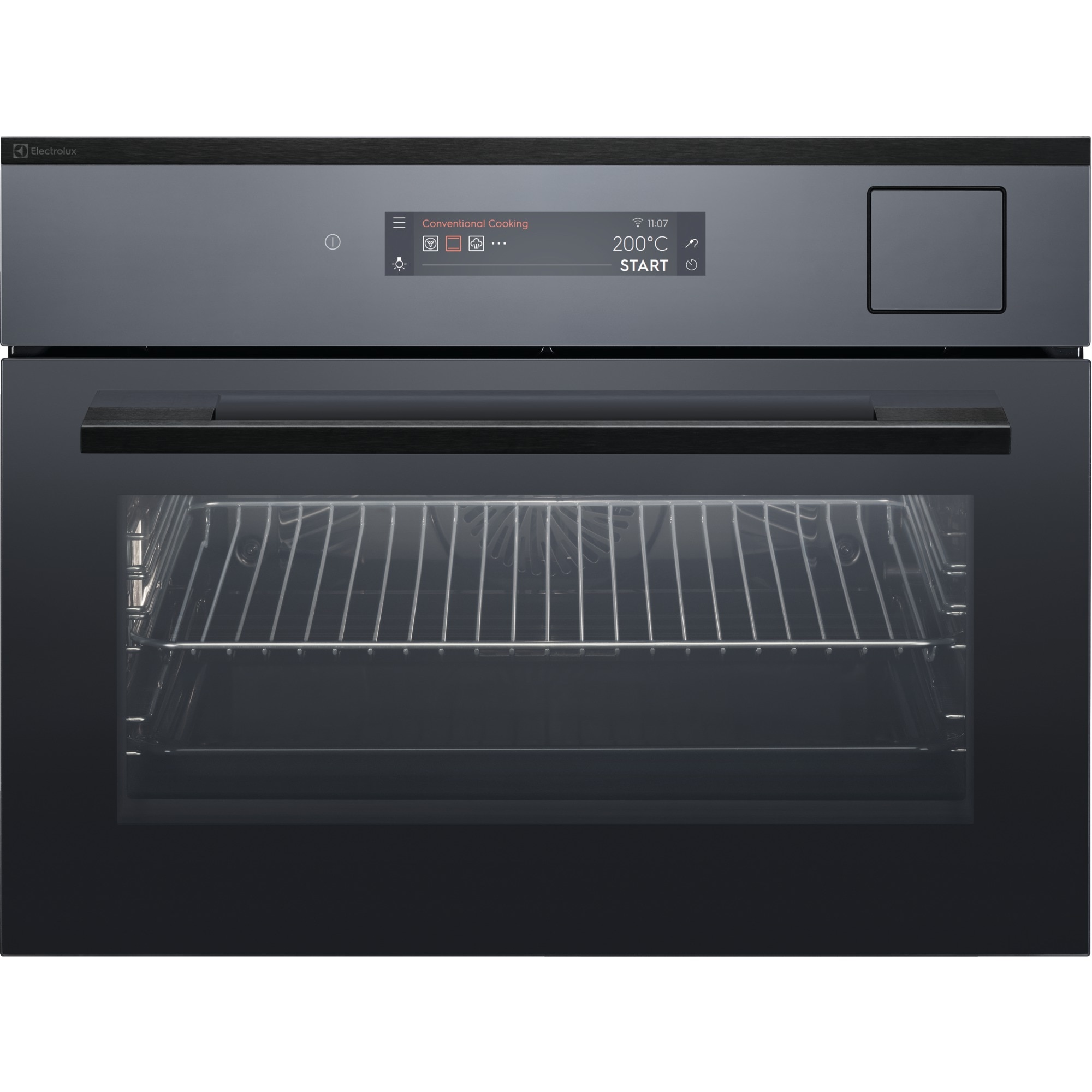 Electrolux Profisteamer, Compact EURO Steam Multifunktions-Ofen, Schwarz Spiegel, EB4PL70KSP