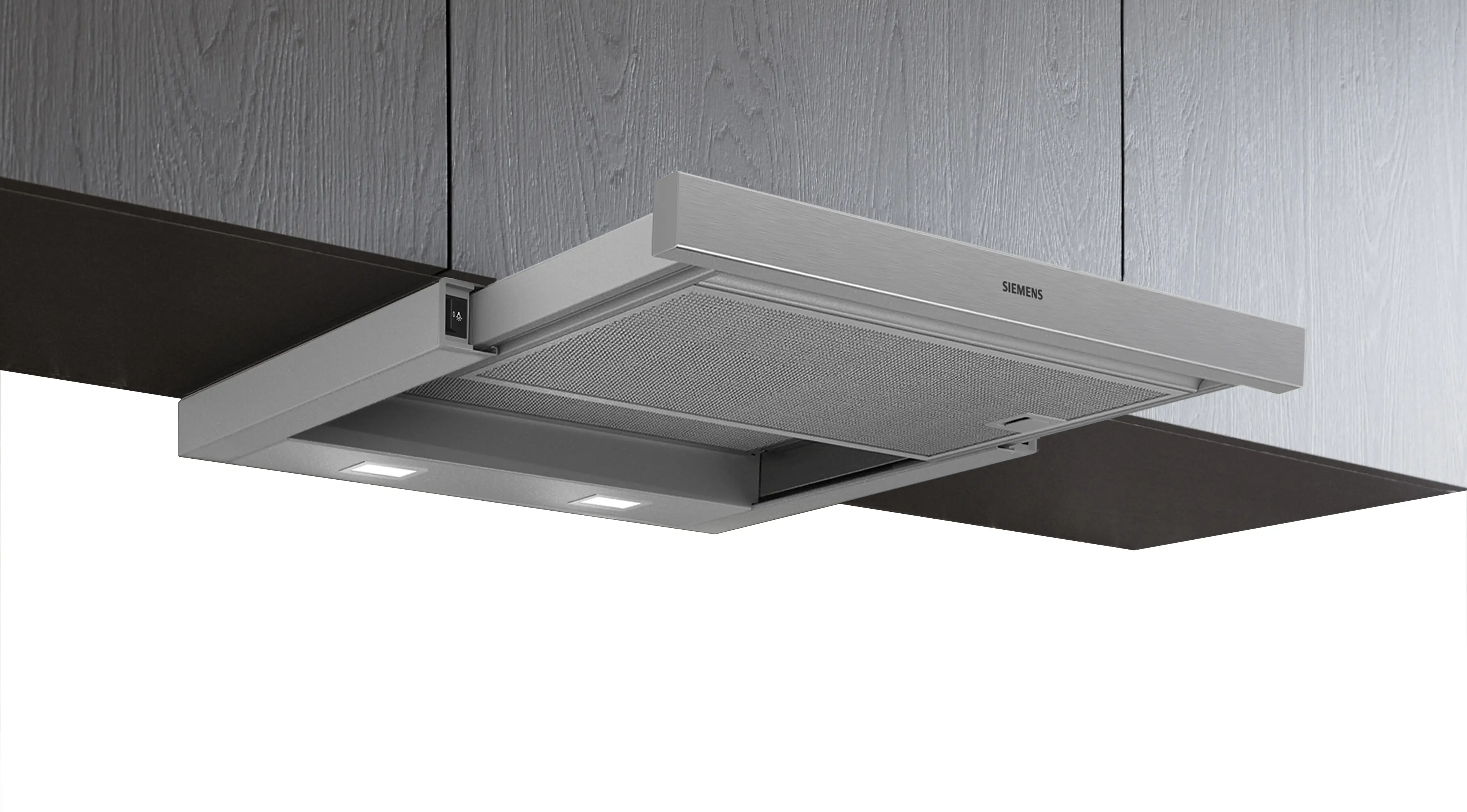 Siemens Flachschirmhaube iQ100, 60 cm, Silbermetallic, LI64MB521C