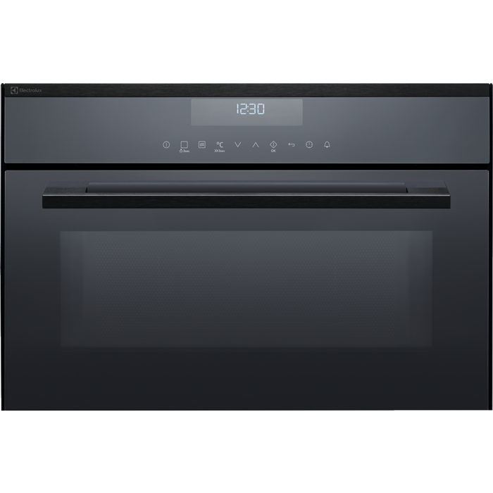 Electrolux CombiMikrowelle, Einbau-Mikrowelle SMS Multifunktions-Ofen 230V, Schwarz Spiegel, EB3GL9KSP Electrolux CombiMikrowelle, Einbau-Mikrowelle SMS Multifunktions-Ofen 230V, Schwarz Spiegel, EB3GL9KSP