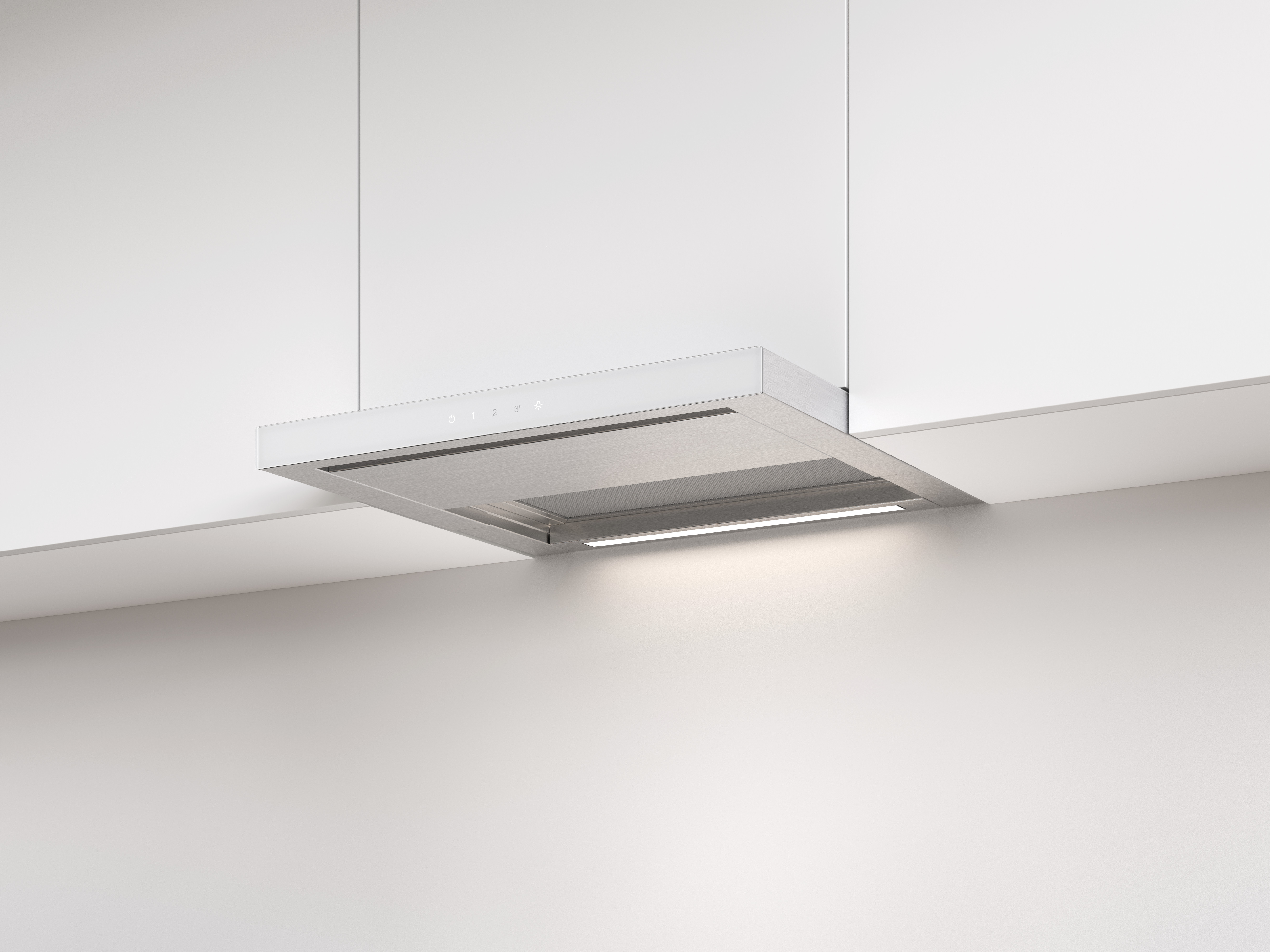 V-ZUG AiroClearEinbau V400 F55, 55 cm, Glas Weiss, 6107400001 => mit 3 Jahren Hersteller-Garantie!