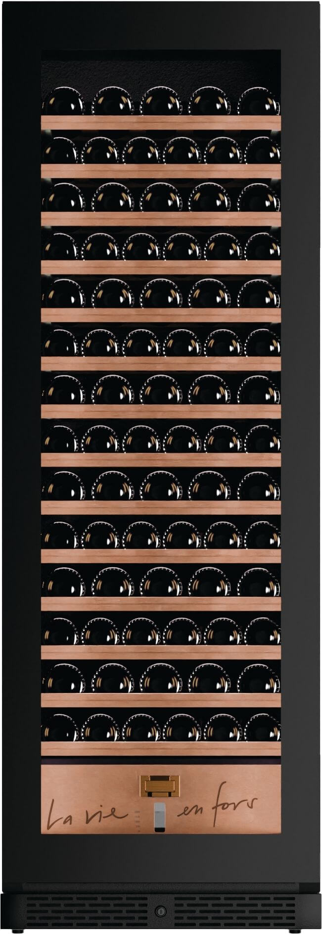 Fors Weinkühlschrank freistehend, Exclusive, 172 cm, Schwarz, Türanschlag rechts, FFW 601721 HG 