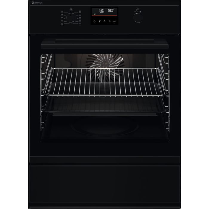 Electrolux Einbaubackofen SMS Katalyse, Schwarz, EB7L4XSW