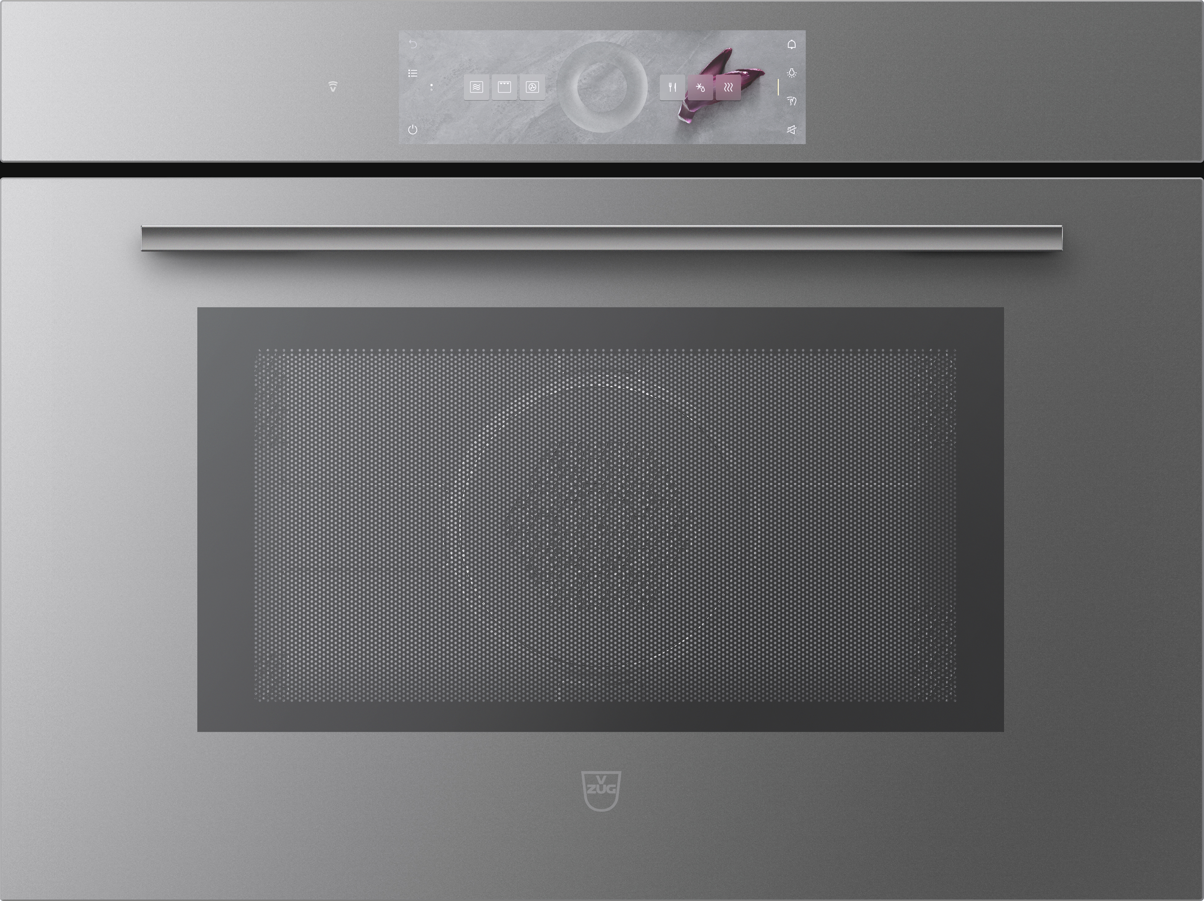 V-ZUG Mikrowelle CombiMiwell V4000 45, Spiegelglas Platinum, 2402500004 V-ZUG Mikrowelle CombiMiwell V4000 45, Spiegelglas Platinum, 2402500004