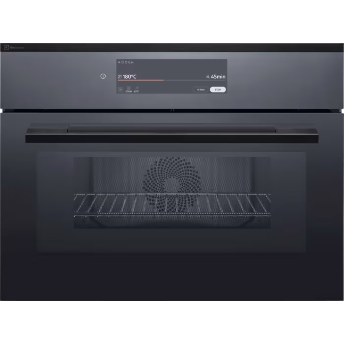 Electrolux Einbau-Mikrowelle EURO Multifunktions-Ofen, Schwarz Spiegel, EB4PL90KSP