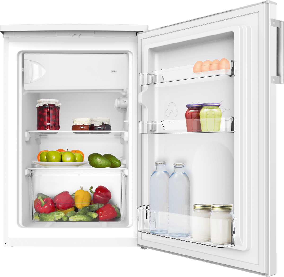 FORS Tischkühlschrank freistehend, 85 cm, Weiss, FFR 55854 E