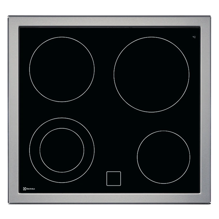 Electrolux Kochfeld, externe Bedienung, für Ersatzmarkt, 55 cm, Breit-Chromstahlrahmen, GK56PPLCN