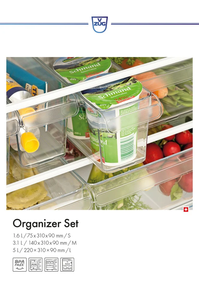 V-ZUG Kühlschrank Organizer Set, 1038479