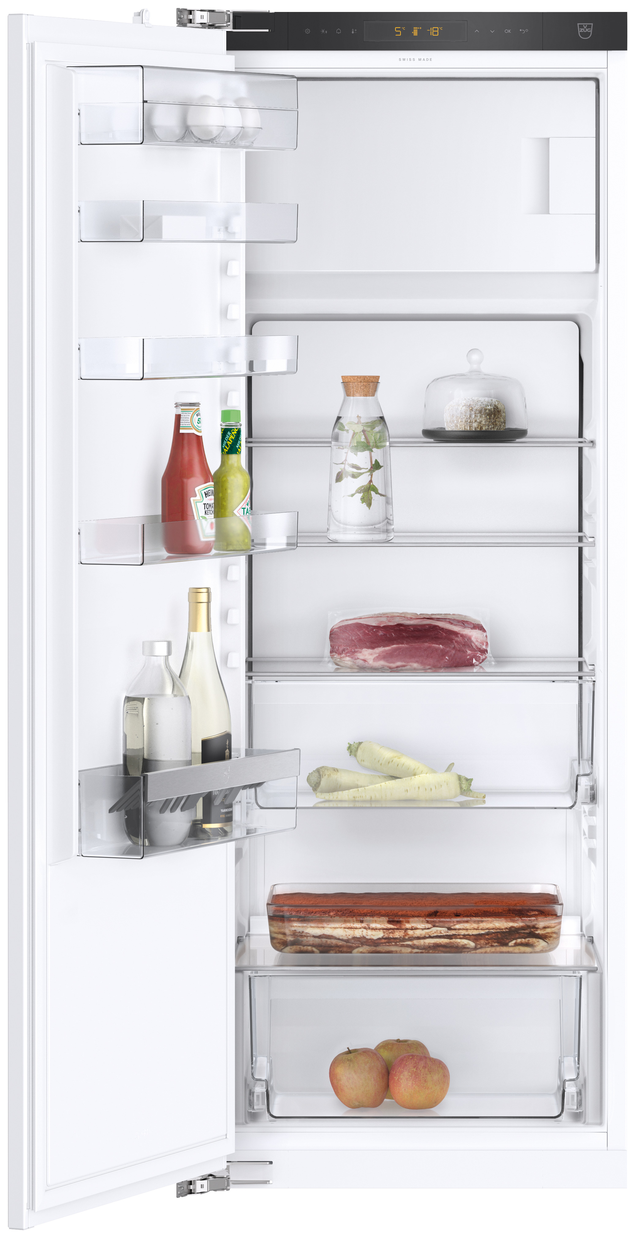 V-ZUG Kühlschrank Cooler V2000 152GI, vollintegrierbar, 1524 mm, Türanschlag links, 5115300001  