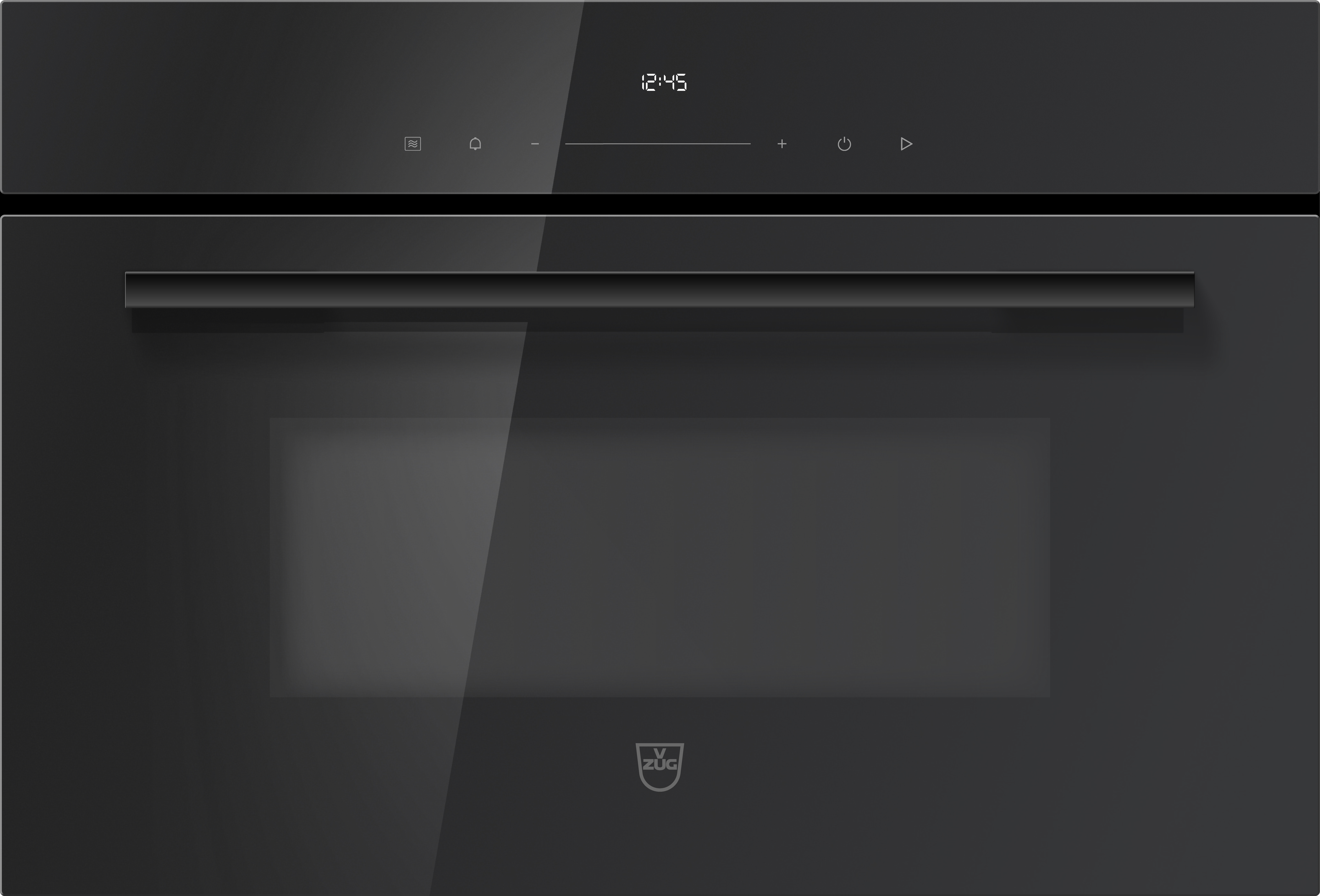V-ZUG Mikrowelle Miwell V600 38C, 55 cm, Glas Nero, 2402000000 V-ZUG Mikrowelle Miwell V600 38C, 55 cm, Glas Nero, 2402000000