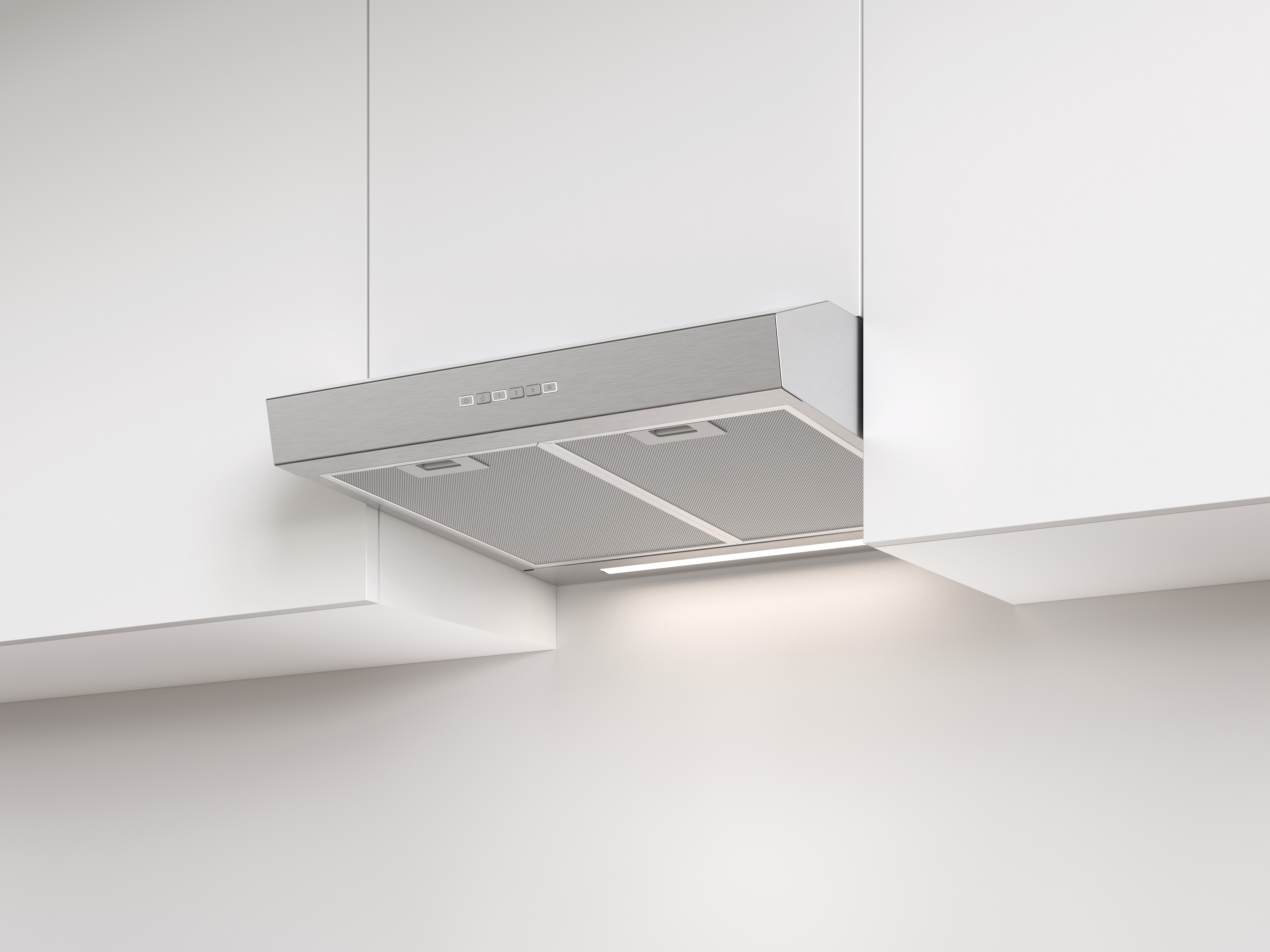 V-ZUG Einbauhaube AiroClearEinbau V200 U55, Unterbau, 55 cm, ChromeClass, 6107000000 