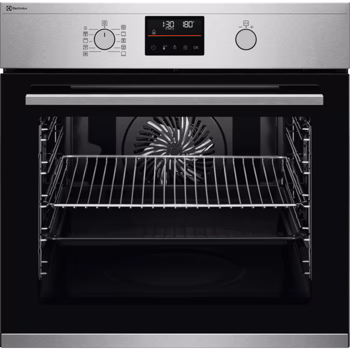 Electrolux Einbaubackofen EURO, Chrom, EB6L40CN