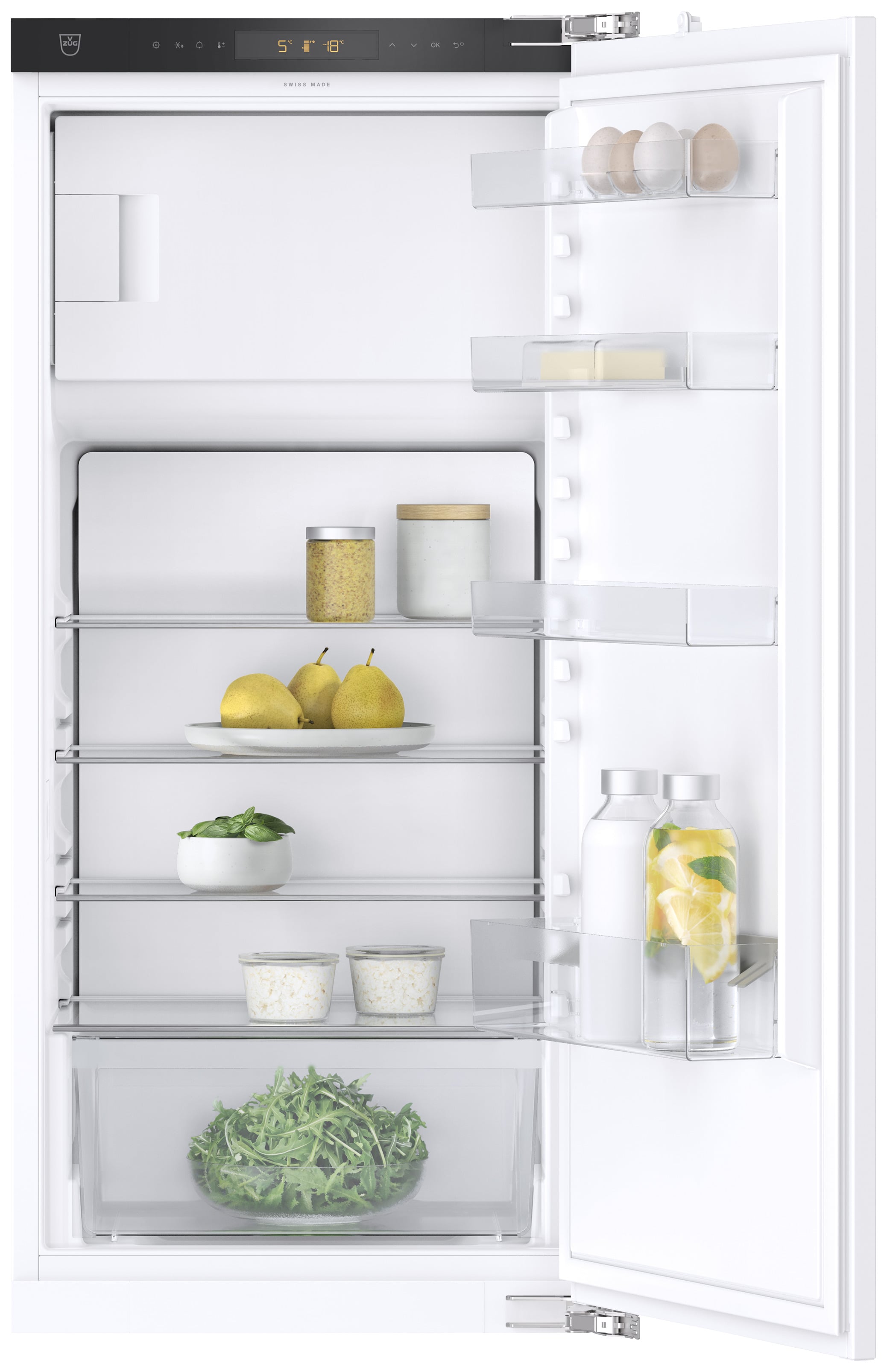 V-ZUG Einbau-Kühlgerät Cooler V600 122GI, vollintegrierbar, 1221 mm, Türanschlag rechts, 5115600000 