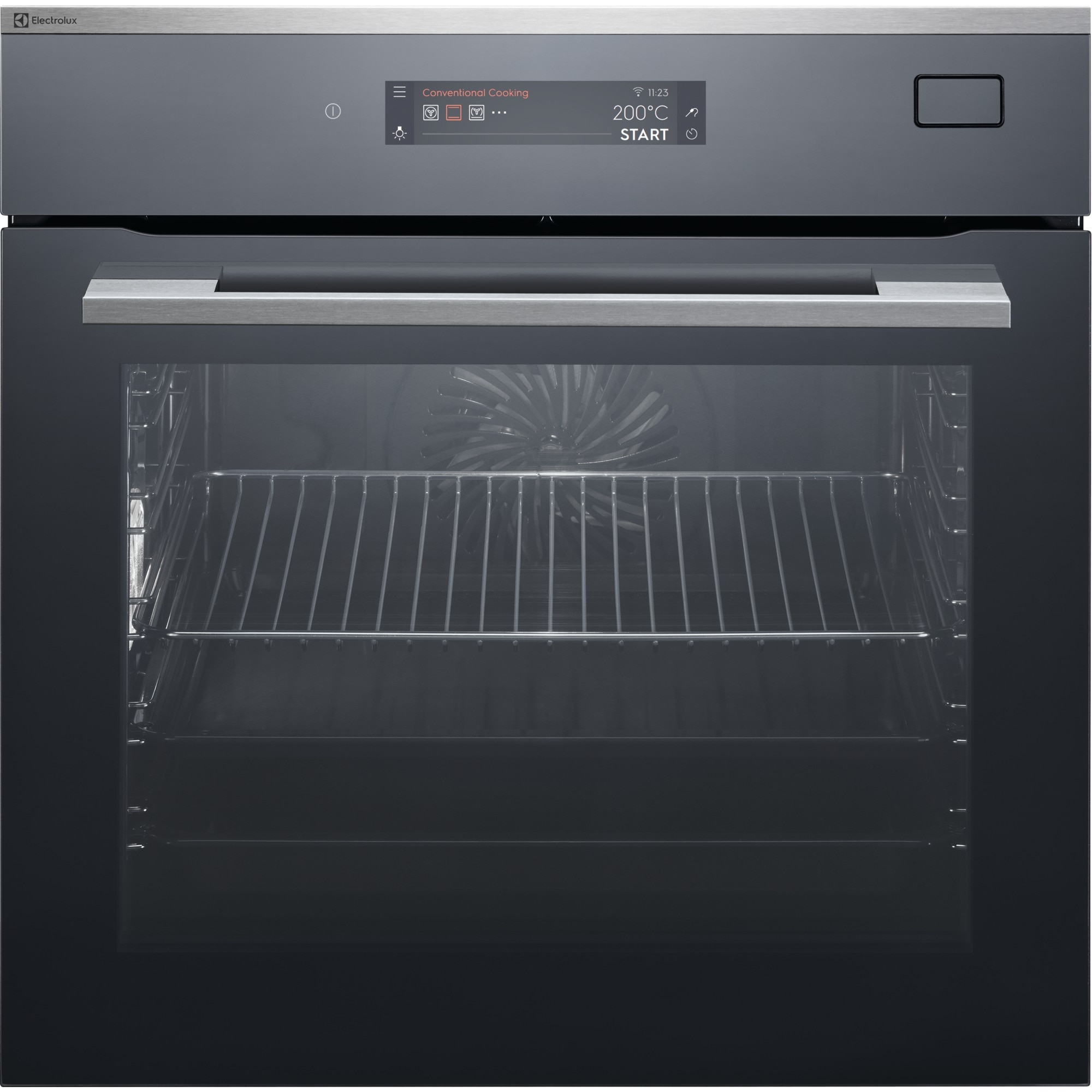 Electrolux Einbaubackofen EURO Pyrolyse BakingCrisp, Chrom, EB6PL80QCN