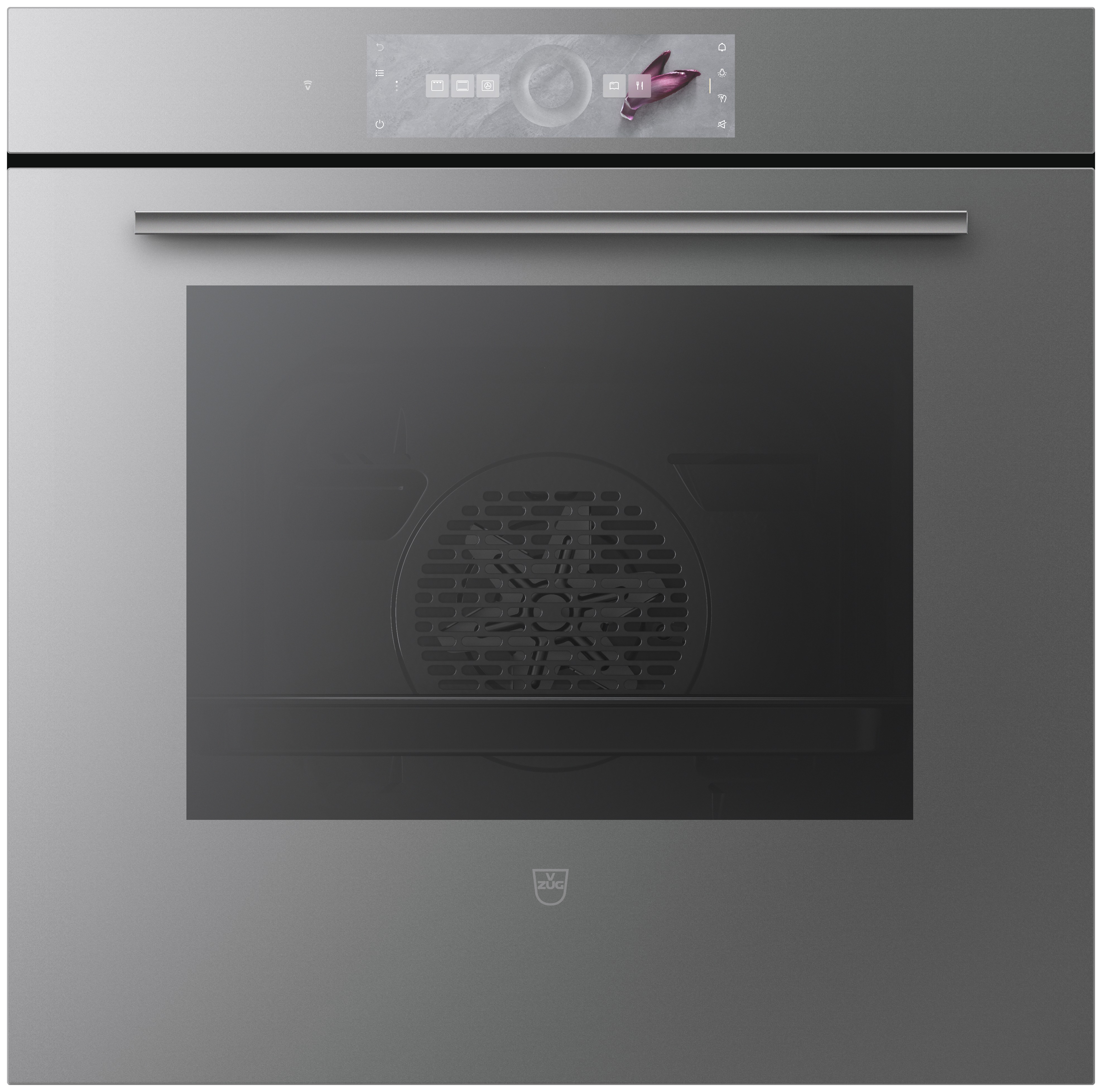 V-ZUG Backofen Combair V4000 60P, Pyrolyse, Spiegelglas Platinum, 2105500005