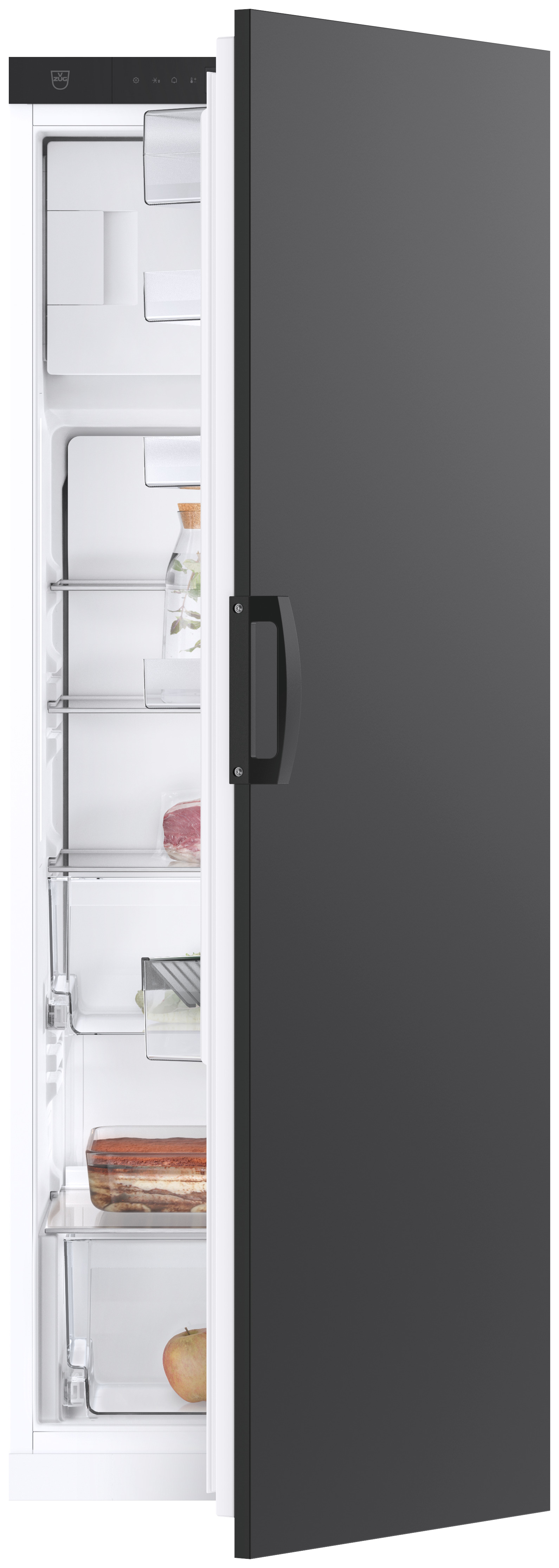 V-ZUG Kühlschrank Cooler V2000 152GI, Design schwarz, 1524 mm, Türanschlag rechts, 5115300005   => mit 3 Jahren Hersteller-Garantie!