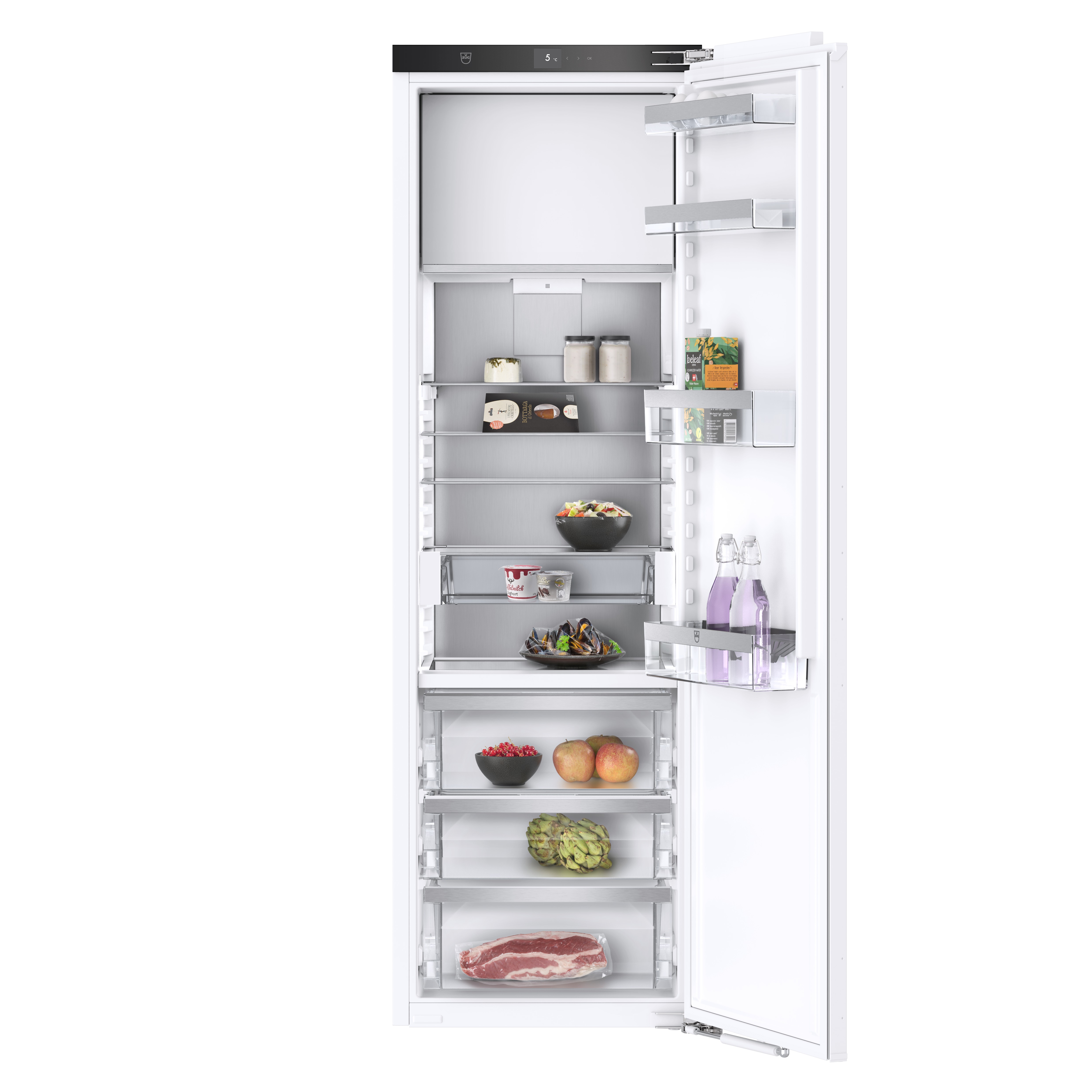 V-ZUG Einbau-Kühlgerät Cooler V4000 178KG, 60 cm, 1778 mm, vollintegrierbar, Türanschlag rechts, 5114300000