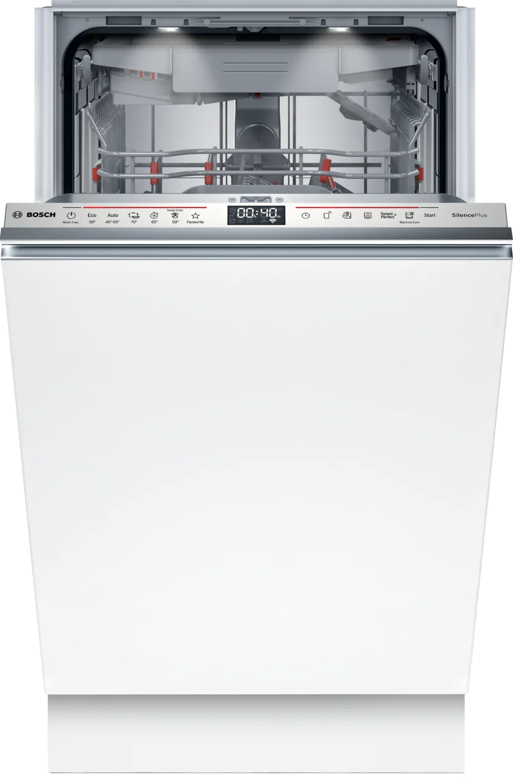 Bosch Geschirrspüler Serie 6, 45 cm, vollintegrierbar, Standard 81.5 cm, SPV6EMX05E