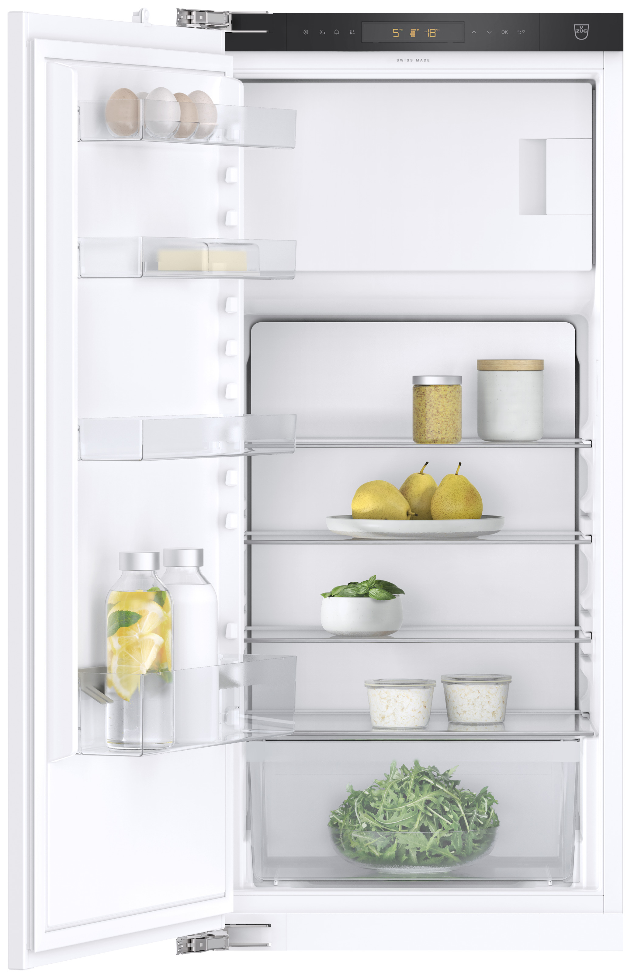 V-ZUG Einbau-Kühlgerät Cooler V600 122GI, vollintegrierbar, 1221 mm, Türanschlag links, 5115600001