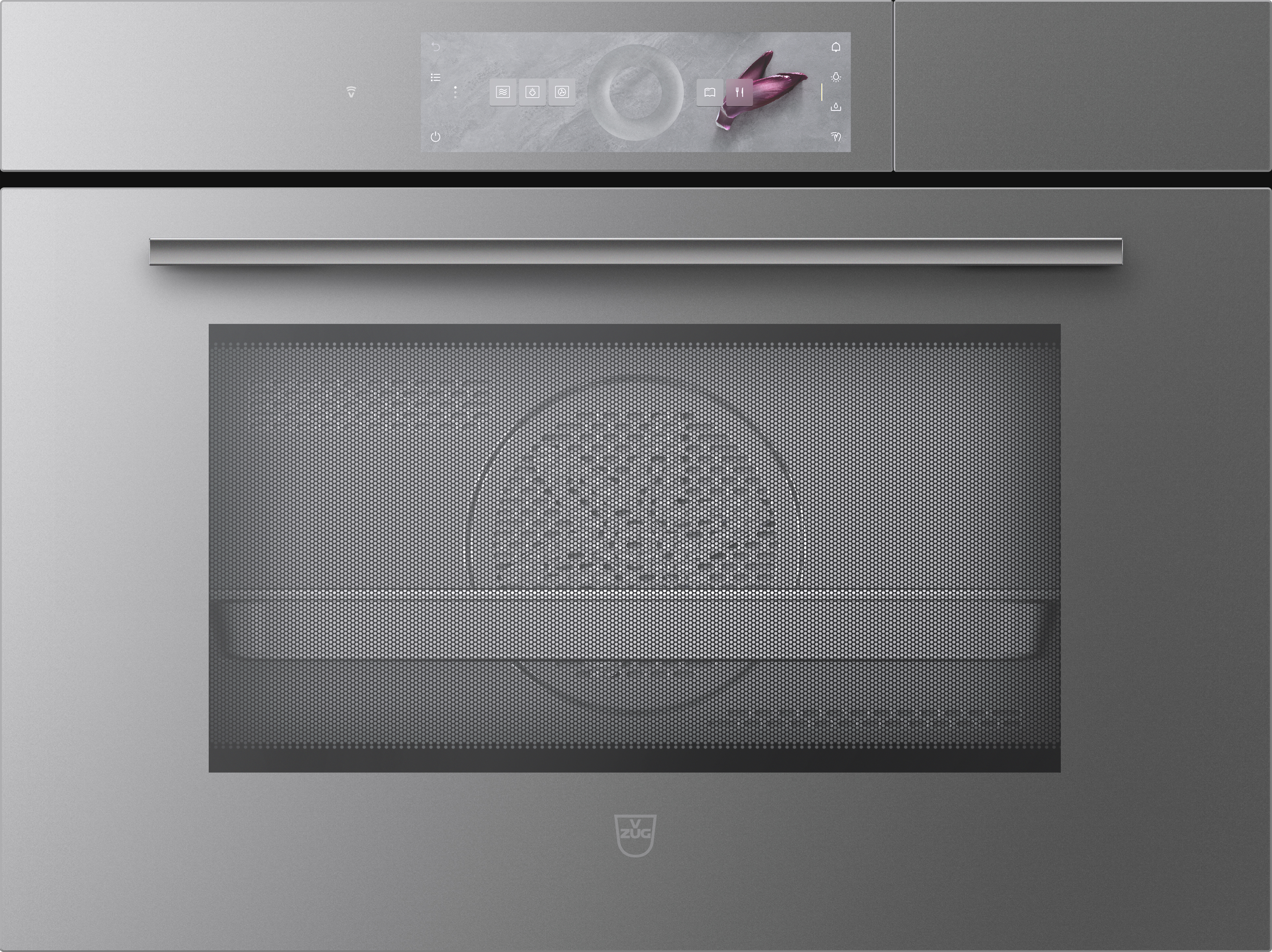 V-ZUG CombiSteamer V6000 45M PowerSteam, Standard, Spiegelglas Platinum, 2304100004 V-ZUG CombiSteamer V6000 45M PowerSteam, Standard, Spiegelglas Platinum, 2304100004