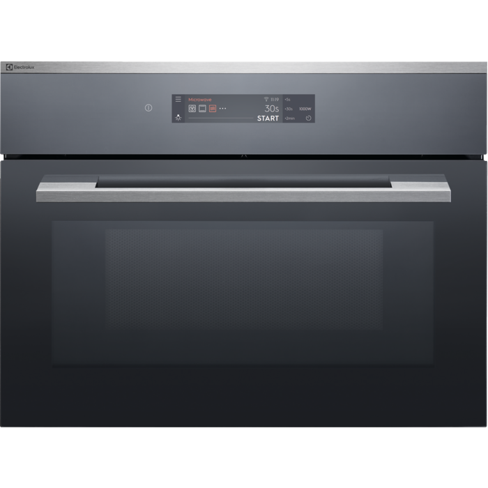 Electrolux CombiMikrowelle, Einbau-Mikrowelle EURO Multifunktions-Ofen, Chrom, EB4PL90KCN