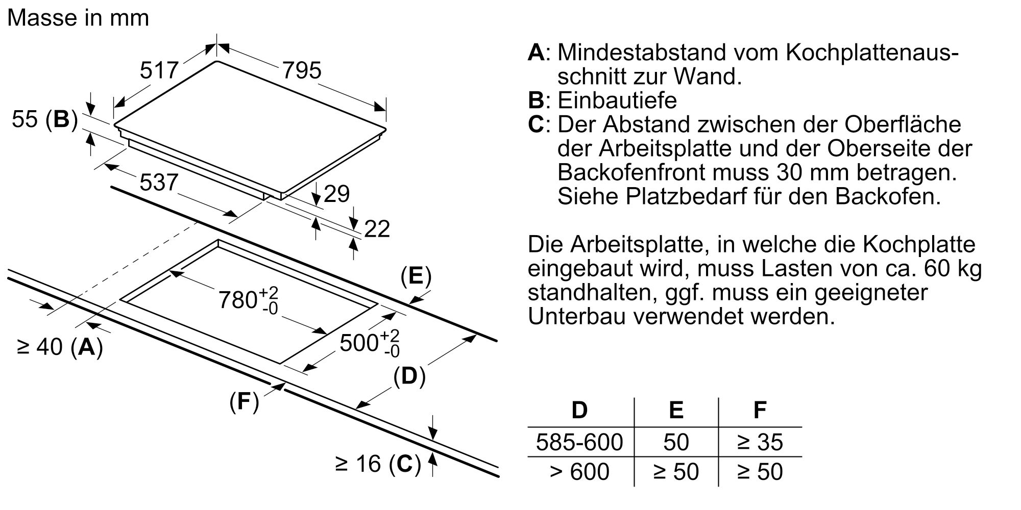 Siemens Induktionskochfeld iQ300, 80 cm, Schwarz, Mit Rahmen aufliegend, EH845BFB5E 