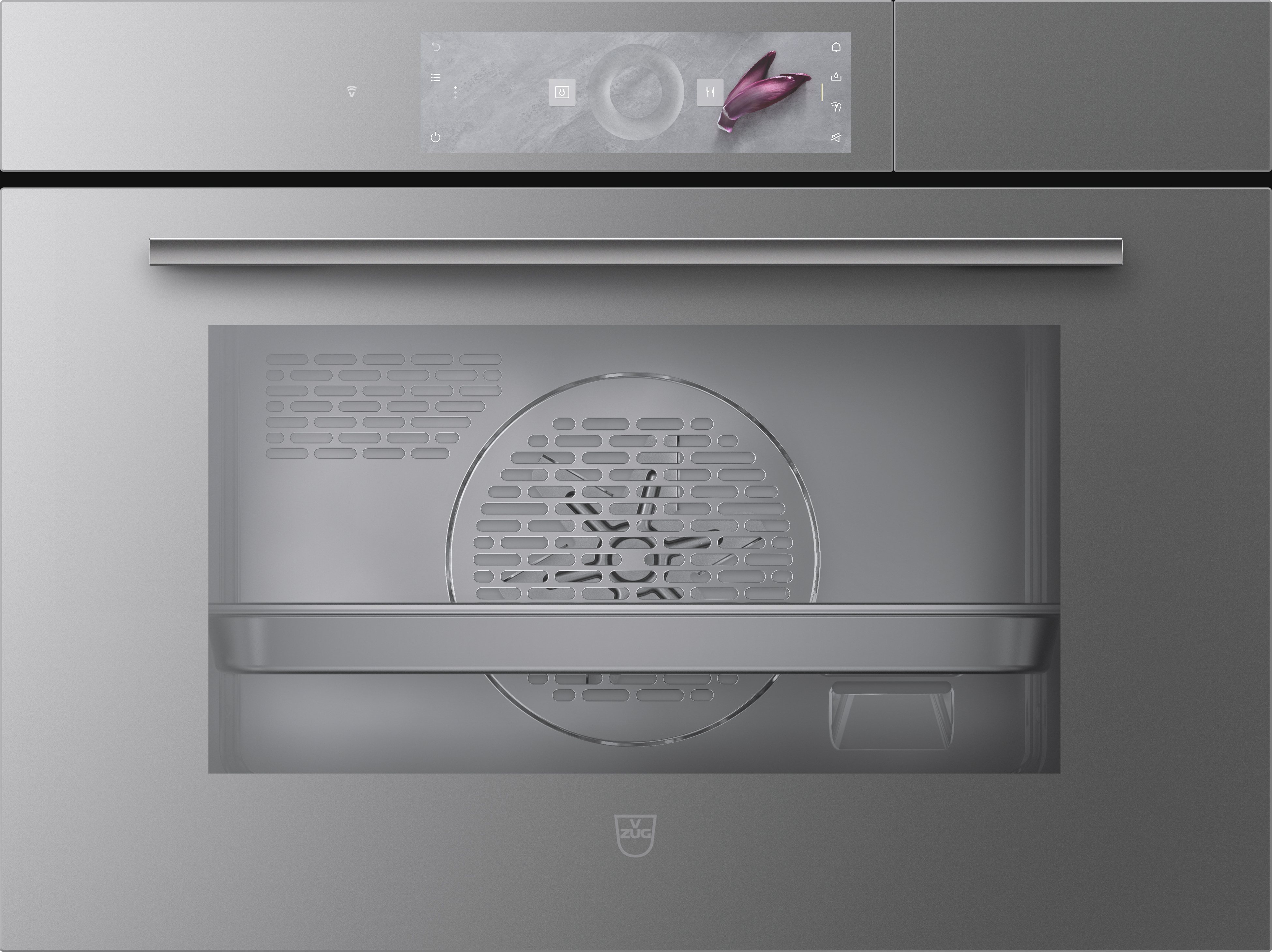 V-ZUG Steamer V4000 45, Spiegelglas Platinum, 2302600004
