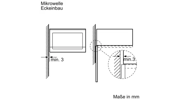 Siemens Einbau-Mikrowelle iQ500, 59 x 38 cm, Edelstahl, BF555LMS0