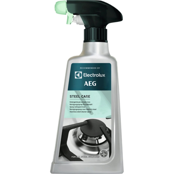AEG Edelstahl-Reinigungsspray, 500 ml, für Oberflächenpflege, M3SCS301