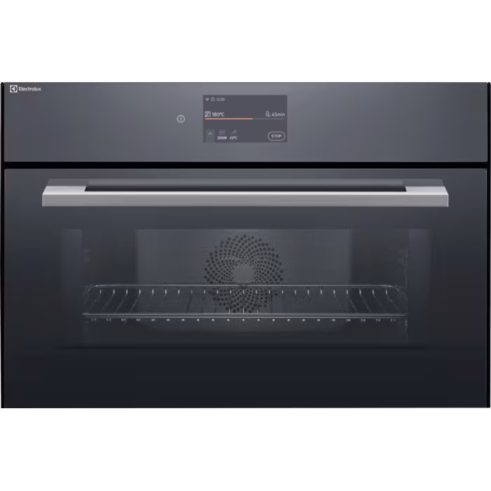 Electrolux CombiMikrowelle, Einbau-Mikrowelle SMS Multifunktions-Ofen 230V, Chrom, EB3GL9KCN 