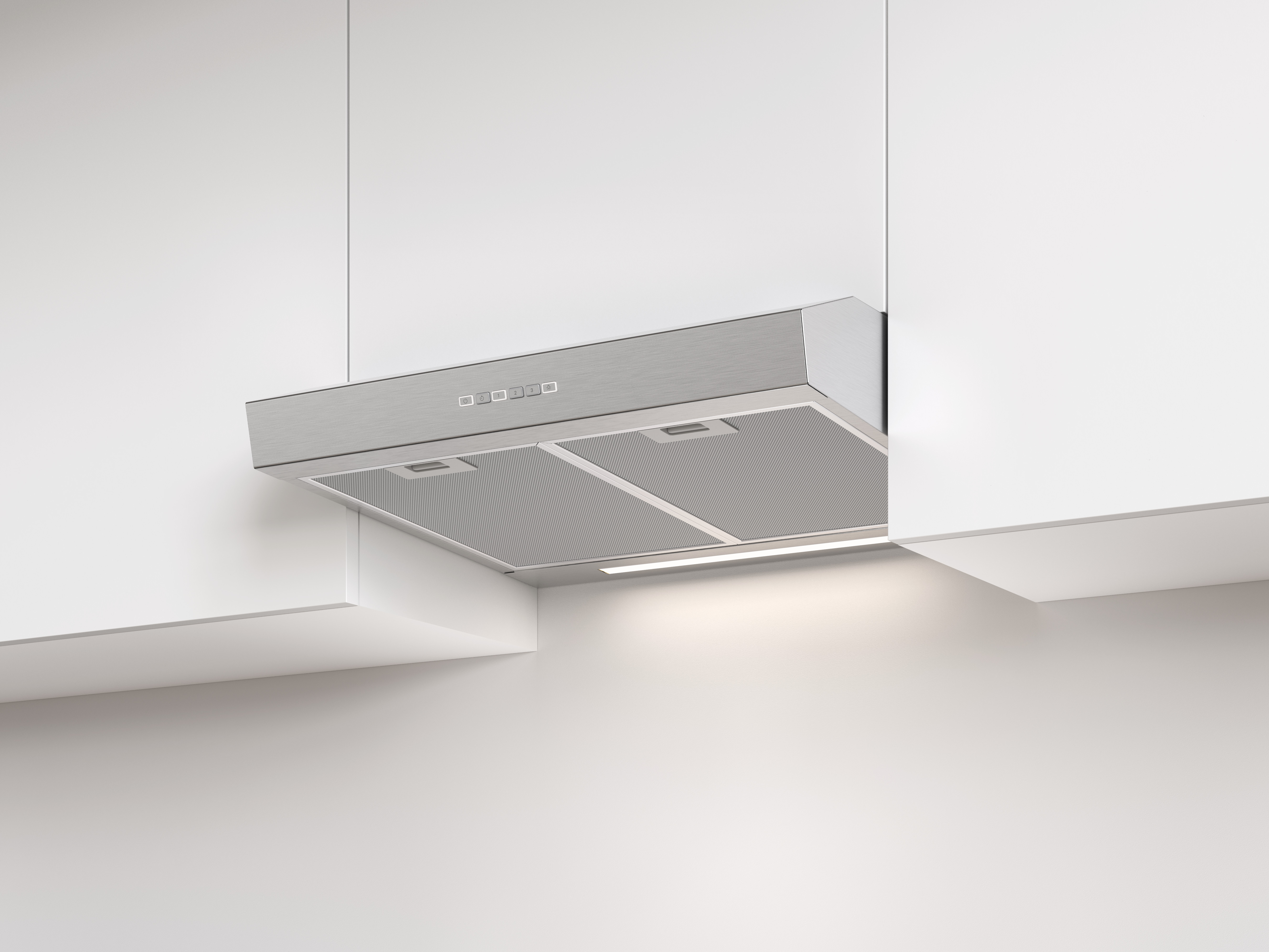 V-ZUG Einbauhaube AiroClearEinbau V200 U60, Unterbau, 60 cm, ChromeClass, 6107100000 