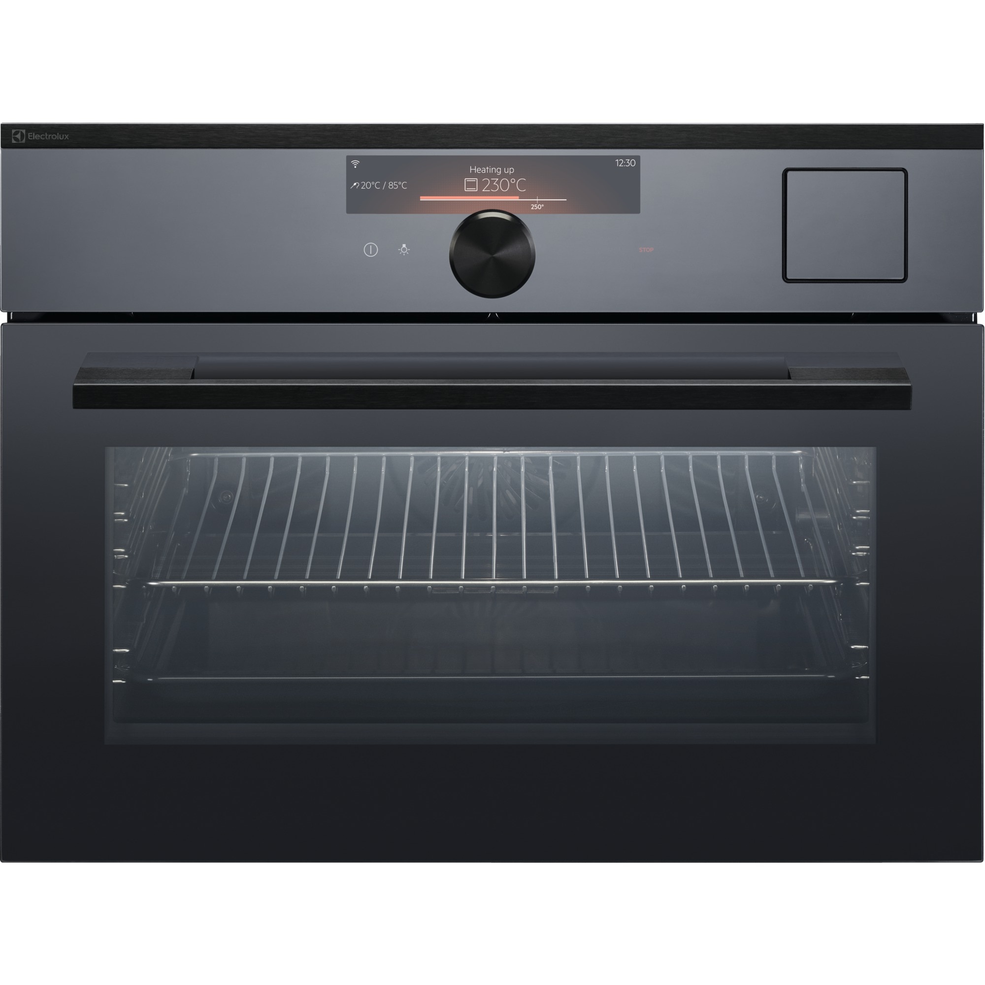 Electrolux Profisteamer, Compact EURO Steam Multifunktions-Ofen, Schwarz Spiegel, EB4SL70KSP